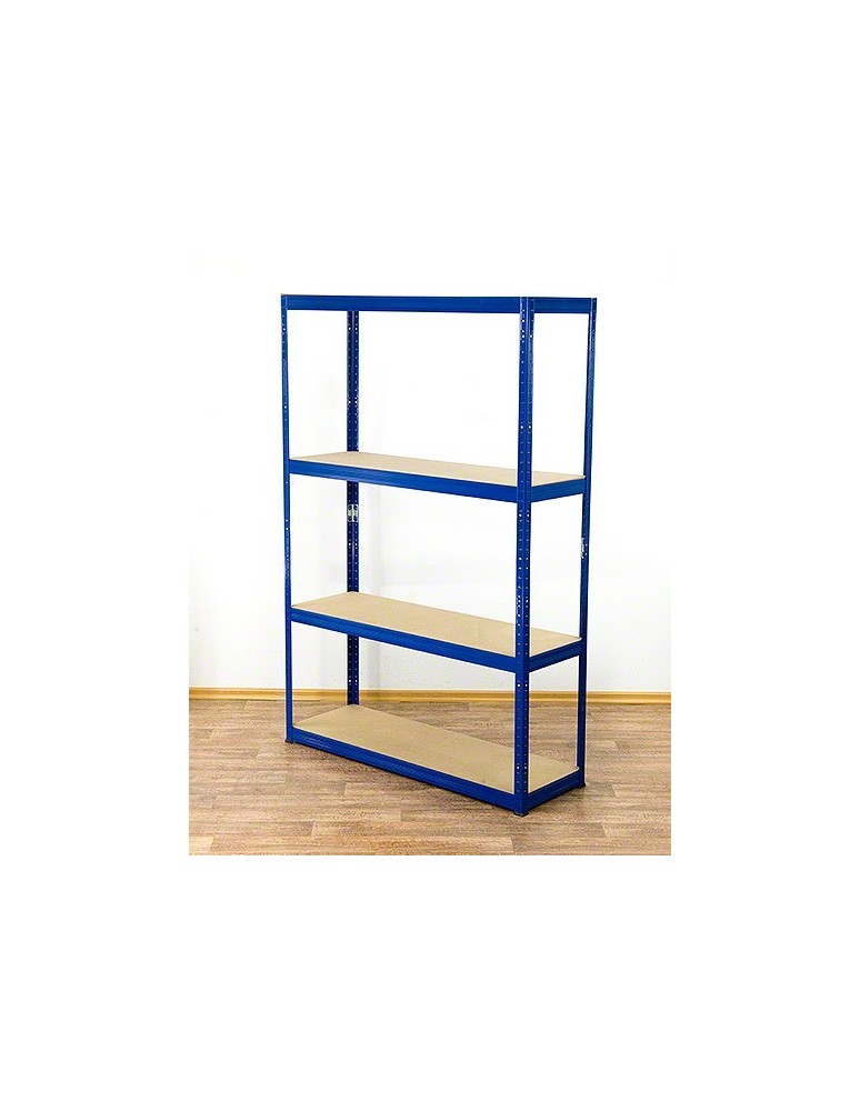 Regały - Regał Helios 180x110x35 cm 4 półki/275kg Niebiesko-Biały - product b2b.wamar.biz 7