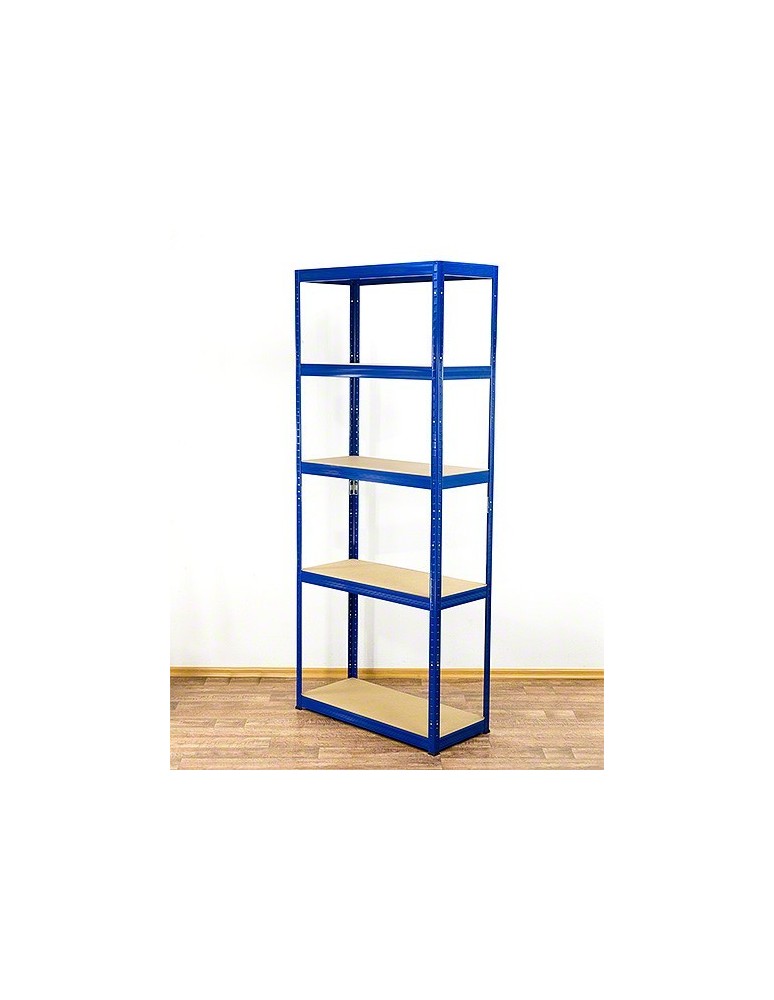 Regały - Regał Helios 196x75x30 cm 5 półek/275kg Niebiesko-Biały - product b2b.wamar.biz 7