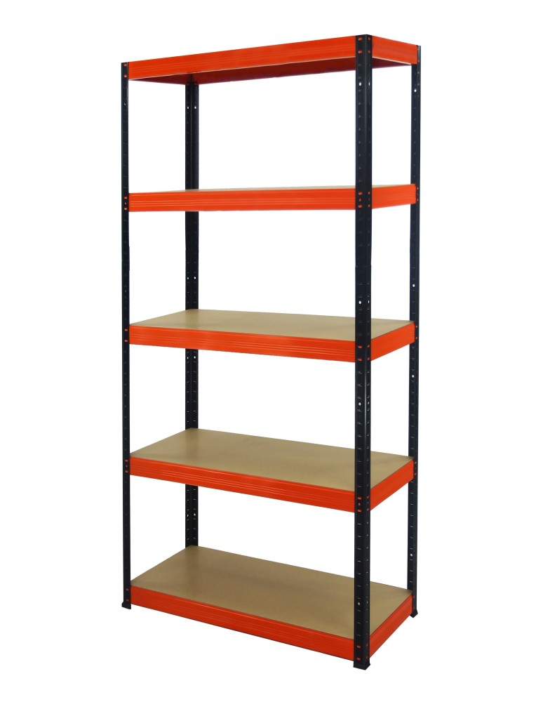 Regały - Regał Helios 196x110x50 cm 5 półek/275kg Niebiesko-Biały - product b2b.wamar.biz 10