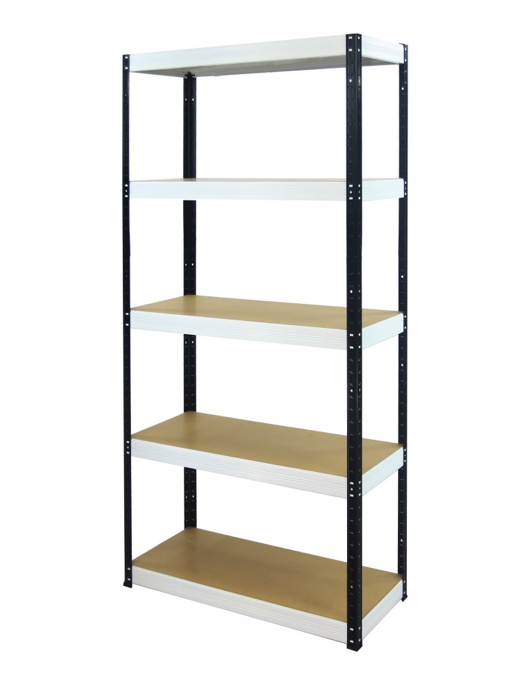 Regały - Regał Helios 196x110x50 cm 5 półek/275kg Niebiesko-Biały - product b2b.wamar.biz 14
