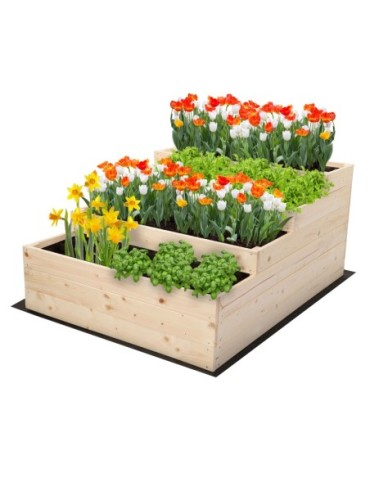 Grządki i Warzywniaki - Skrzynia na warzywa warzywnik IMPREGNOWANY 54x90x120 GRATISY WYSOKA ECO - product 8