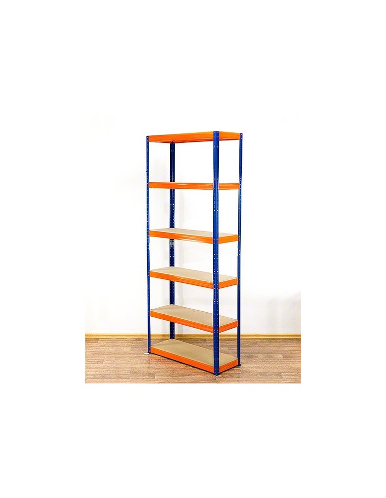Regały - Regał Helios 213x110x50 cm 6 półek/275kg Niebiesko-Biały - product b2b.wamar.biz 2