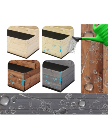 Grządki i Warzywniaki - Skrzynia na warzywa warzywnik IMPREGNOWANY 54x60x120 GRATISY WYSOKA ECO - product 30