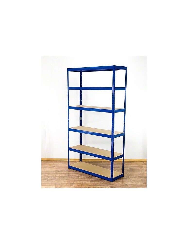 Regały - Regał Helios 196x75x50 cm 6 półek/175kg Niebiesko-Pomarańczowyi - product b2b.wamar.biz 31