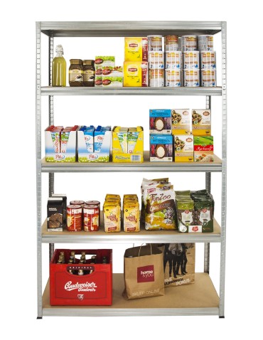 Regały Magazynowe - Regał Helios 213x120x60 cm 5 półek/275kg Ocynkowany - product 3