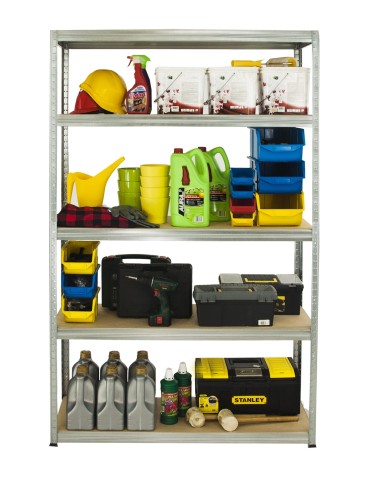 Regały Magazynowe - Regał Helios 196x110x40 cm 5 półek/175kg Ocynkowany - product 3
