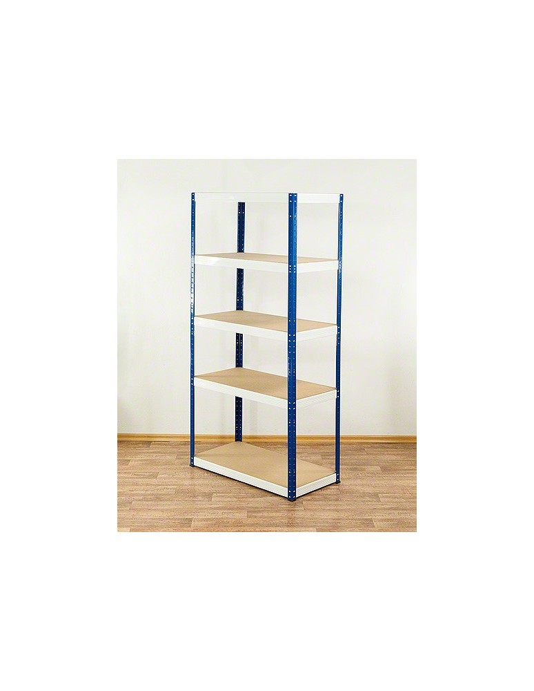 Regały - Regał Helios 180x100x60 cm 5 półek/275kg Niebiesko-Biały - product b2b.wamar.biz 29