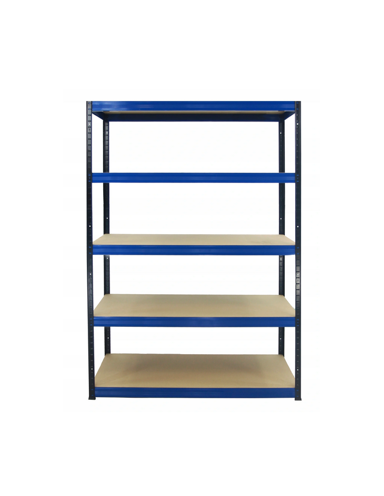 Regały - Regał Helios 213x120x45 cm 5 półek/175kg Czarno-Niebieski - product b2b.wamar.biz 22