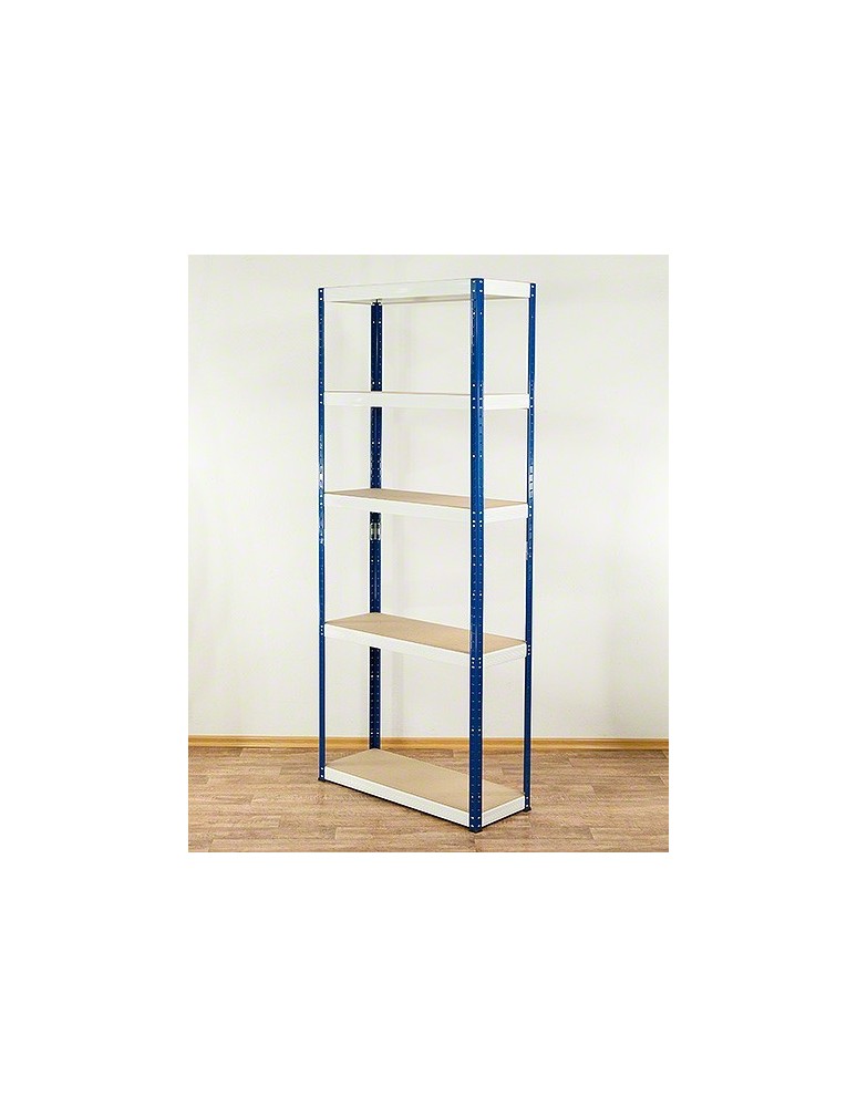 Regały - Regał Helios 196x75x30 cm 5 półek/275kg Niebiesko-Biały - product b2b.wamar.biz 29