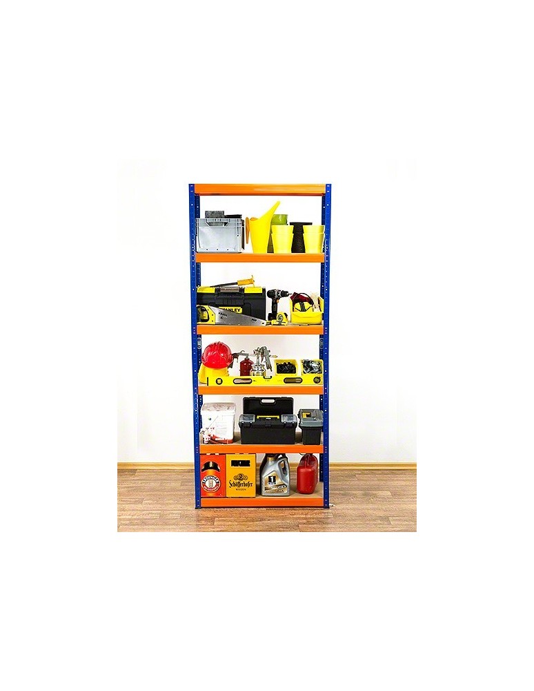 Regały - Regał Helios 213x75x60 cm 6 półek/275kg Niebiesko-Biały - product b2b.wamar.biz 25