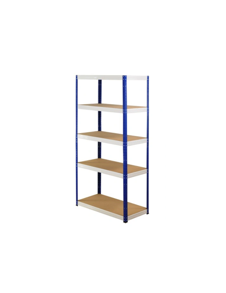 Regały - Regał Helios 180x100x30 cm 5 półek/350kg Niebiesko-Biały - product b2b.wamar.biz 50
