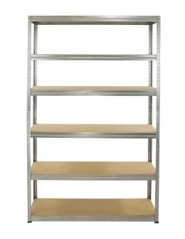 Regał Helios 196x110x30 cm 6 półek/400kg Ocynkowany - product 2