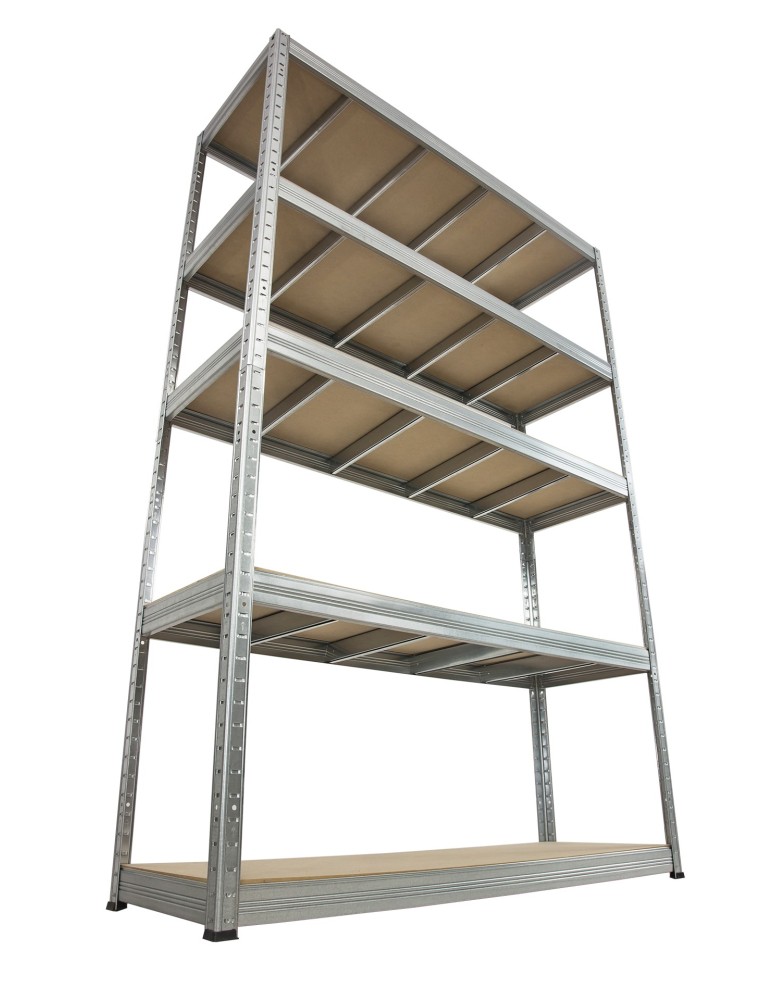 Regały Magazynowe - Regał Helios 196x110x40 cm 5 półek/400kg Ocynkowany - product b2b.wamar.biz 1
