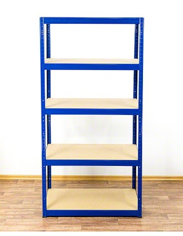 Regały Magazynowe - Regał Helios 180x110x35 cm 5 półek/275kg Biało-Pomarańczowy - product 5