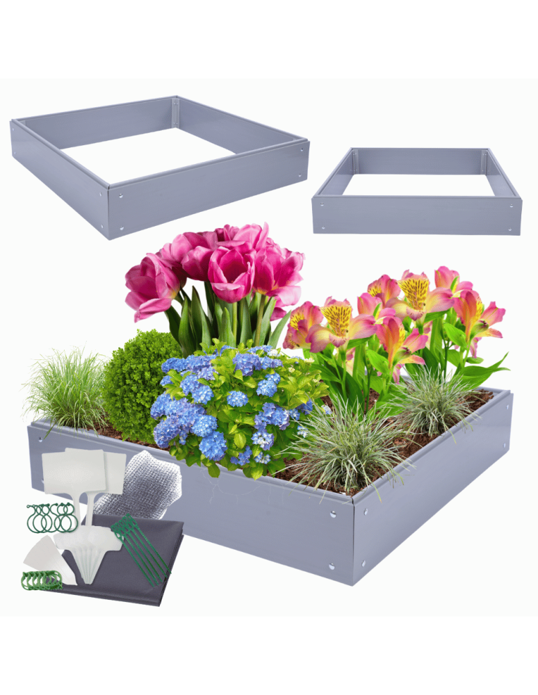 Warzywnik z tworzywa sztucznego - Skrzynia na warzywa plastikowa grządka warzywnik 20x120x110 warzywniak PCV - product b2b.wamar.biz 1