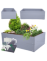 Skrzynia na warzywa plastikowa grządka warzywnik 40x120x100 warzywniak PCV