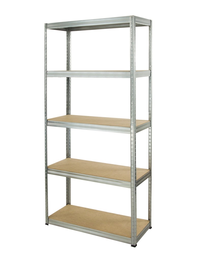 Regały Magazynowe - Regał Helios 180x100x30 cm 5 półek/275kg Ocynkowany - product b2b.wamar.biz 2