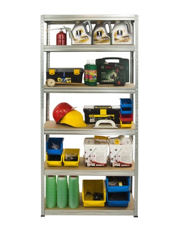 Regały Magazynowe - Regał Helios 196x100x40 cm 6 półek/350kg Ocynkowany - product 3