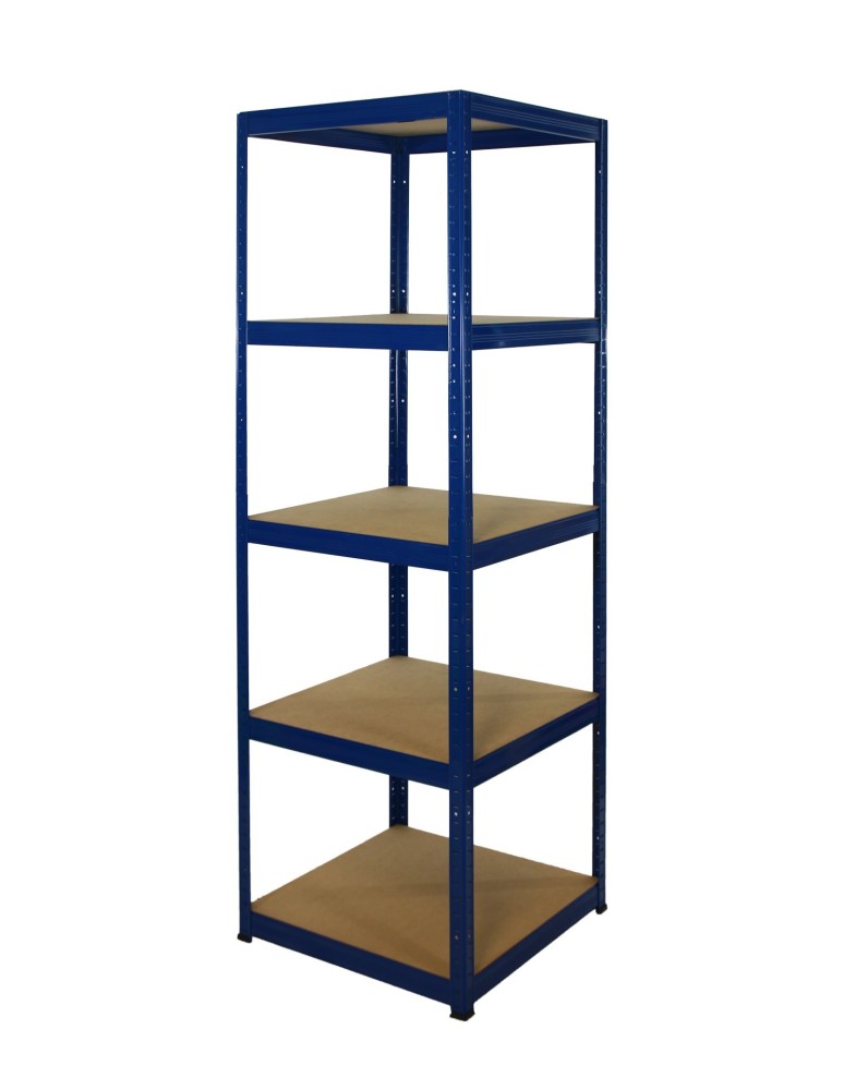 Regały - Regał Helios 196x60x60 cm 5 półek/175kg Niebiesko-Niebieski - product b2b.wamar.biz 1