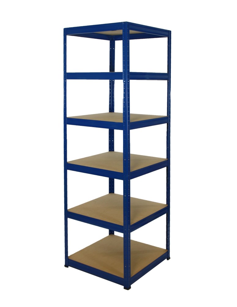 Regały - Regał Helios 196x50x50 cm 6 półek/175kg Niebiesko-Niebieski - product b2b.wamar.biz 1