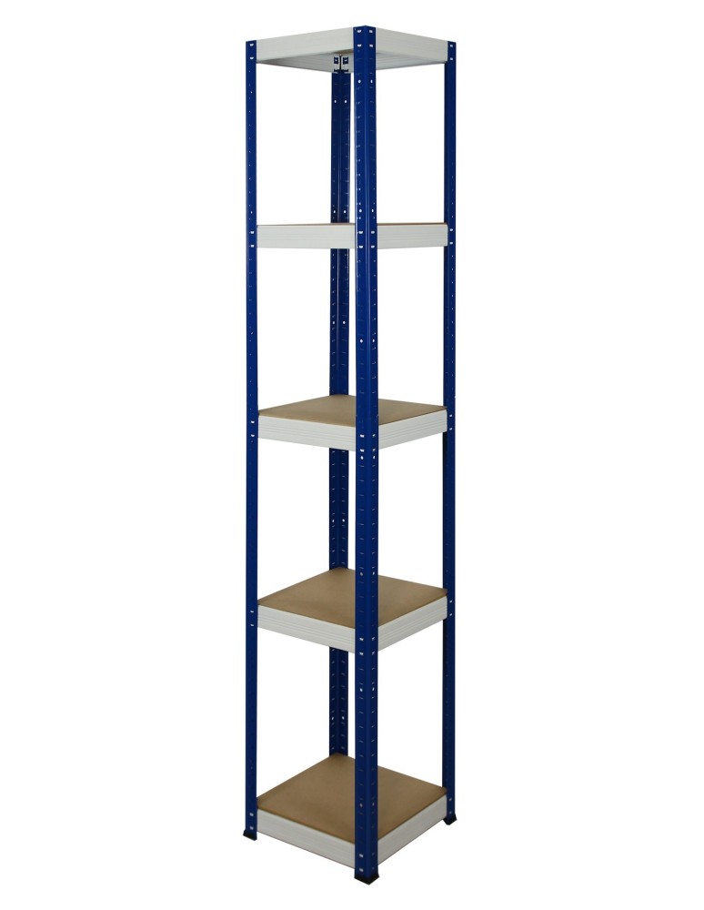 Regały - Regał Helios 213x50x50 cm 5 półek/175kg Niebiesko-Biały - produkt b2b.wamar.biz 1
