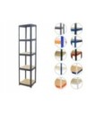 Regał metalowy regał magazynowy garażowy HELIOS premium 213x045x45 5 półek
