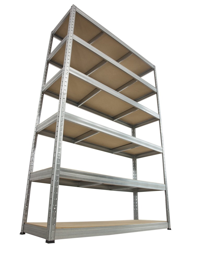 Regały Magazynowe - Regał Helios 196x120x30 cm 6 półek/350kg Ocynkowany - product b2b.wamar.biz 1