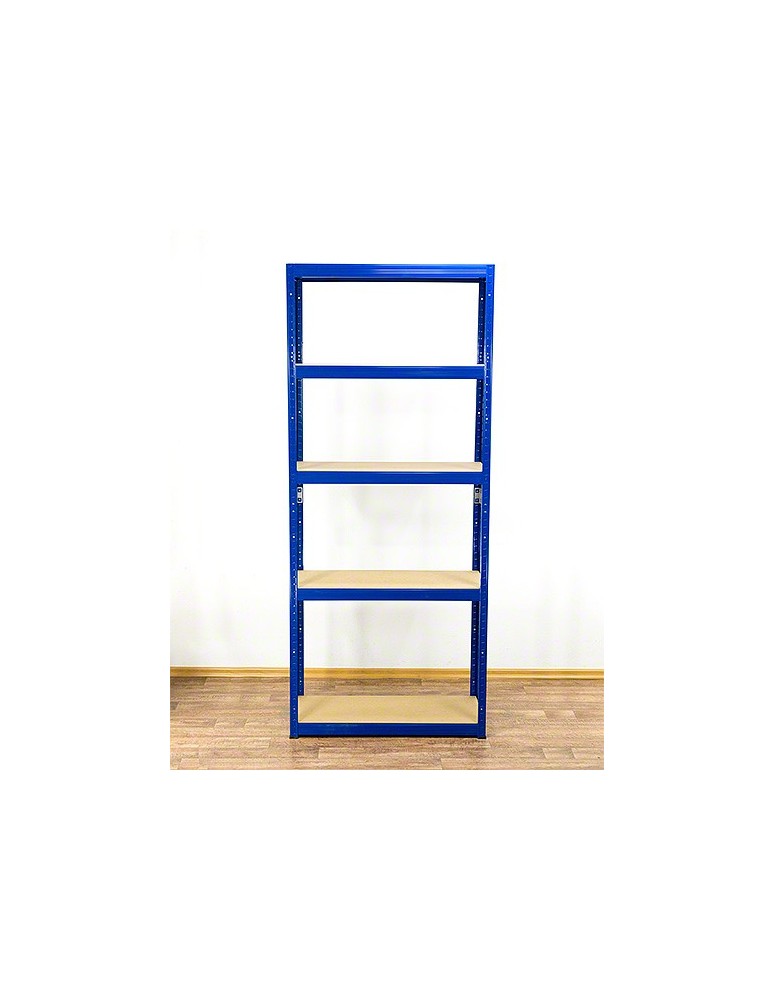 Regały Magazynowe - Regał Helios 196x90x60 cm 5 półek/400kg Biało-Pomarańczowy - product b2b.wamar.biz 4