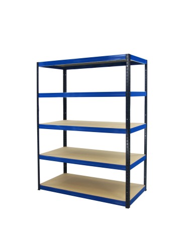 Regały - Regał Helios 180x110x35 cm 5 półek/400kg Czarno-Biały - product 11