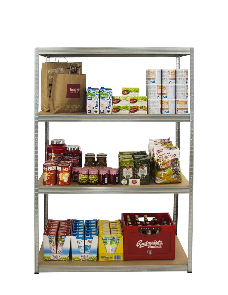 Regały Magazynowe - Regał Helios 213x150x60 cm 4 półki/275kg Ocynkowany - product b2b.wamar.biz 3