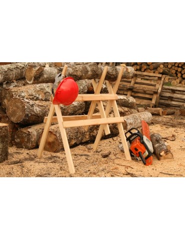 Art. Ogrodowe - Kozioł do cięcia drewna - Sosnowy/ Niemalowany - product 3