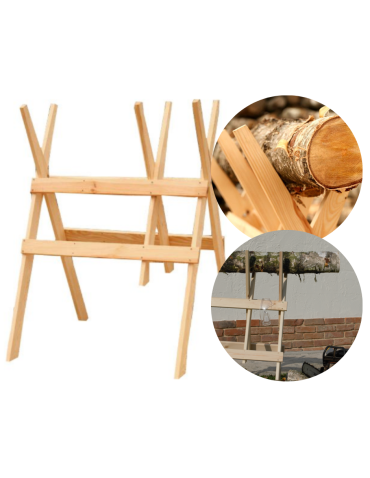 Kozioł do cięcia drewna - Sosnowy/ Niemalowany