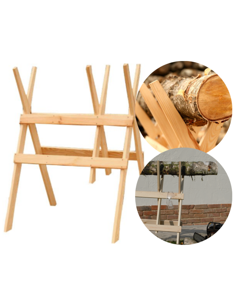 Art. Ogrodowe - Kozioł do cięcia drewna - Sosnowy/ Niemalowany - product b2b.wamar.biz 1