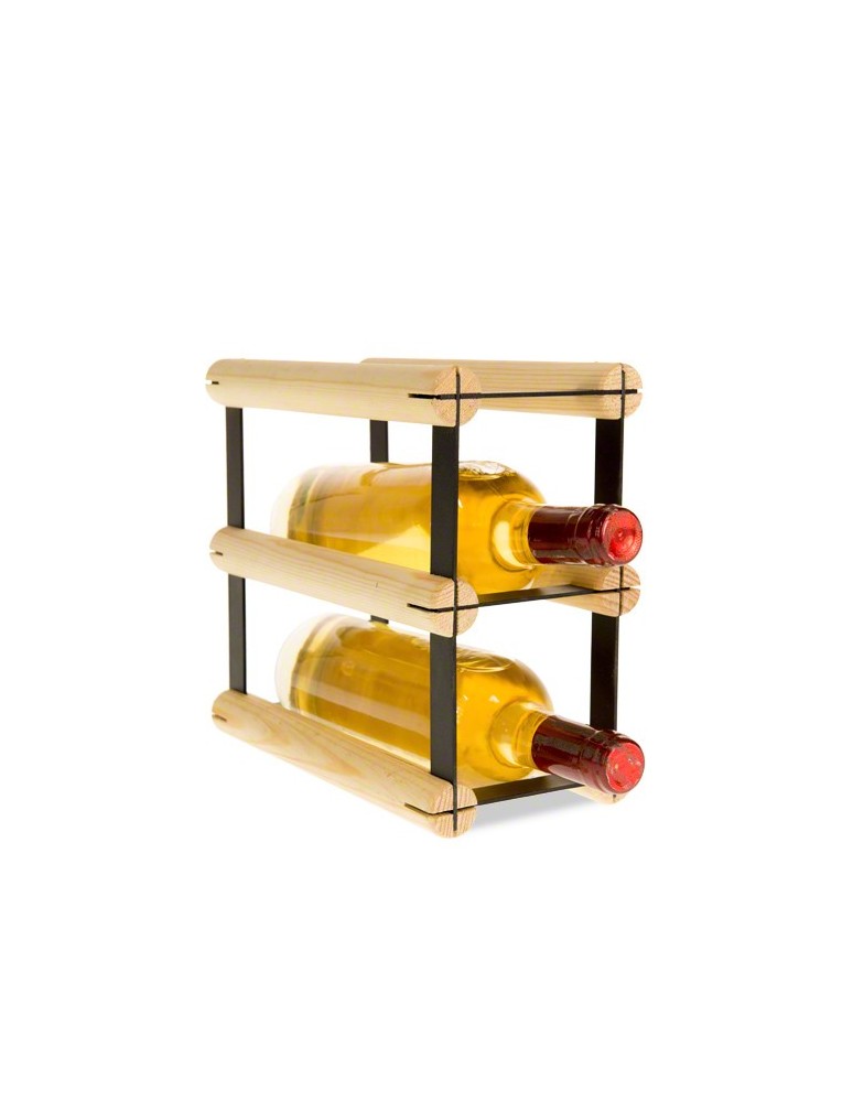 Regały - Stojak na 2 Butelki Szklane/ PET — RW-8/ 1x2 — Surowy - product b2b.wamar.biz 3