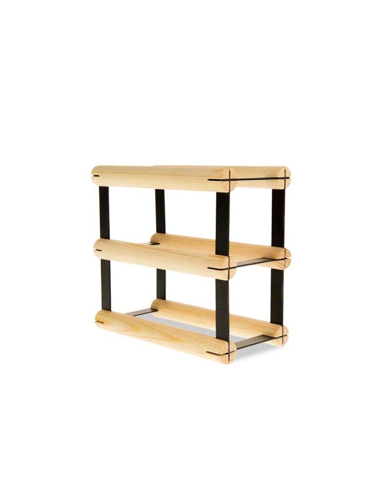 Regały - Stojak na 2 Butelki Szklane/ PET — RW-8/ 1x2 — Surowy - product b2b.wamar.biz 4