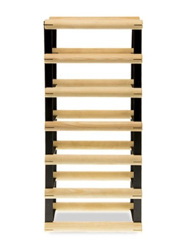 Stojak na 6 Butelek Szklanych/ PET — RW-8/ 1x6 — Surowy - product 2