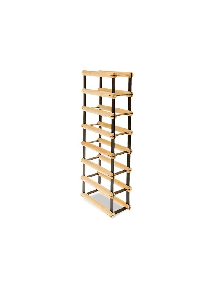 Regały - Stojak na 7 Butelek Szklanych/ PET — RW-8/ 1x7 — Surowy - produkt b2b.wamar.biz 1