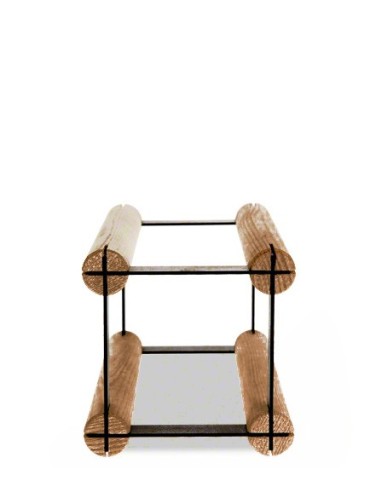 Stojak na Butelkę Szklaną/ PET — RW-8 — Brązowy - product 2