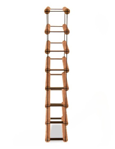 Stojak na 7 Butelek Szklanych/ PET — RW-8/ 1x7 — Brązowy - product 2