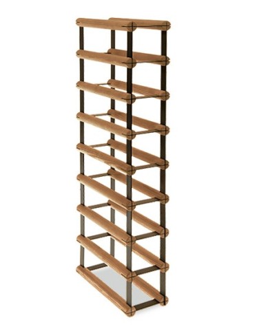 Regały - Stojak na 8 Butelek Szklanych/ PET — RW-8/ 1x8 — Brązowy - product 5