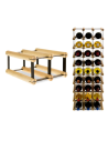 Stojak na 2 Butelki Szklane/ PET — RW-8/ 2x1 — Surowy