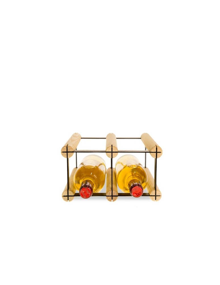 Regały - Stojak na 2 Butelki Szklane/ PET — RW-8/ 2x1 — Surowy - product b2b.wamar.biz 3