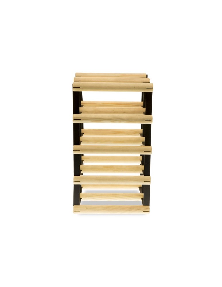 Regały - Stojak na 8 Butelek Szklanych/ PET — RW-8/ 2x4 — Surowy - product b2b.wamar.biz 1