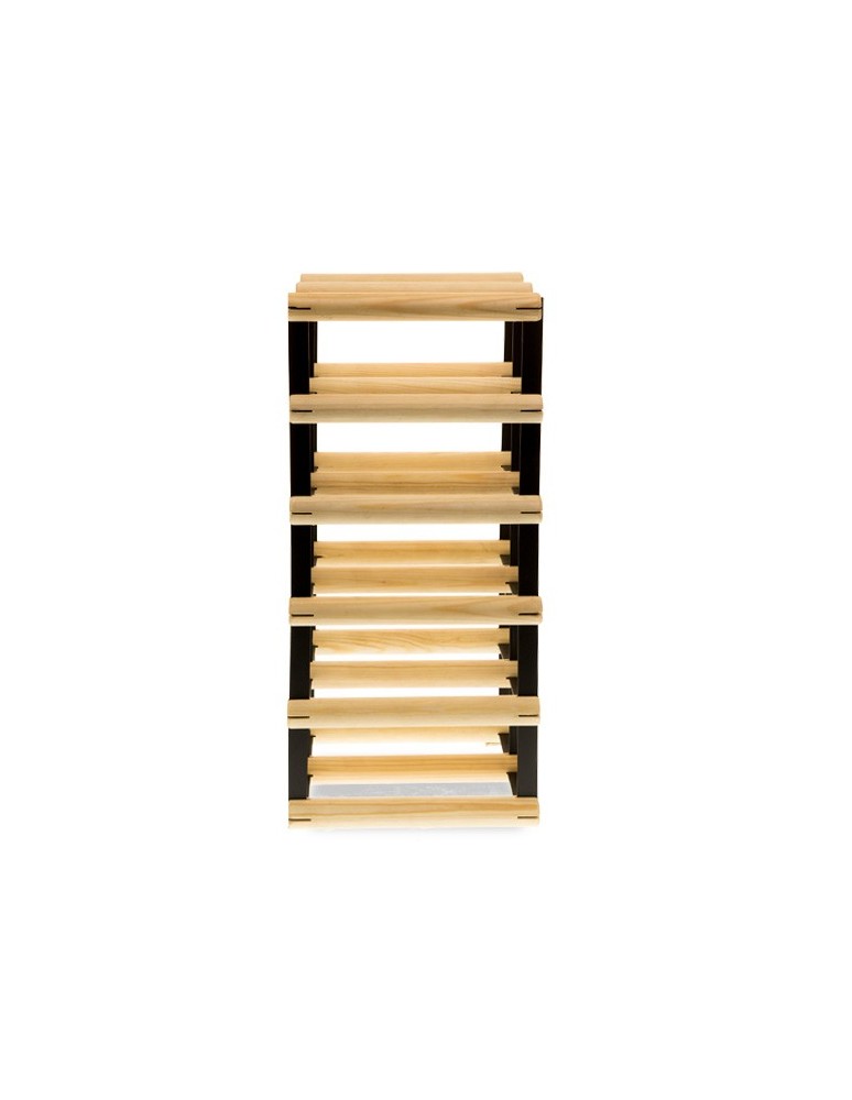 Regały - Stojak na 10 Butelek Szklanych/ PET — RW-8/ 2x5 — Surowy - product b2b.wamar.biz 1