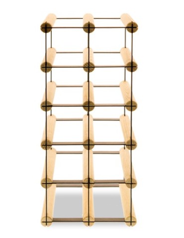 Regały - Stojak na 10 Butelek Szklanych/ PET — RW-8/ 2x5 — Surowy - product 4