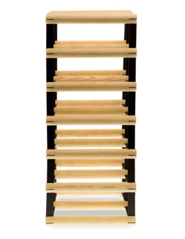 Stojak na 12 Butelek Szklanych/ PET — RW-8/ 2x6 — Surowy - produkt 2