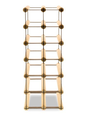 Regały - Stojak na 12 Butelek Szklanych/ PET — RW-8/ 2x6 — Surowy - product 4