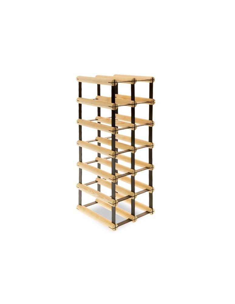 Regały - Stojak na 12 Butelek Szklanych/ PET — RW-8/ 2x6 — Surowy - product b2b.wamar.biz 6