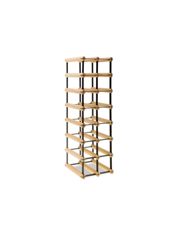 Regały - Stojak na 14 Butelek Szklanych/ PET — RW-8/ 2x7 — Surowy - product b2b.wamar.biz 6