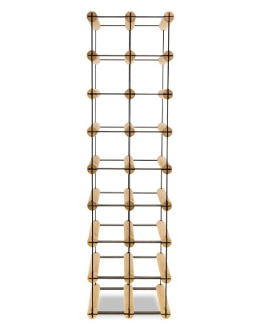 Regały - Stojak na 16 Butelek Szklanych/ PET — RW-8/ 2x8 — Surowy - product 4